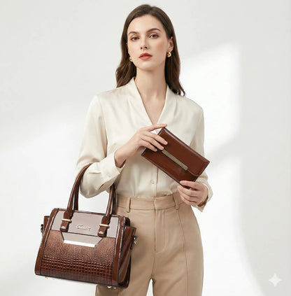 Bag and Wallet Kit in Leather - Cror