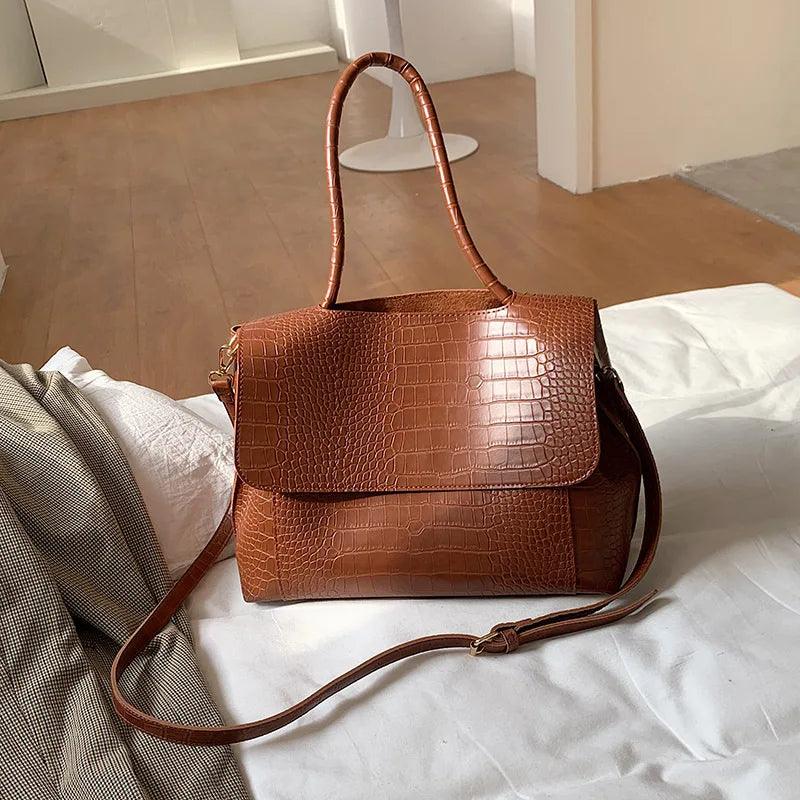 Leather Bag - Clove