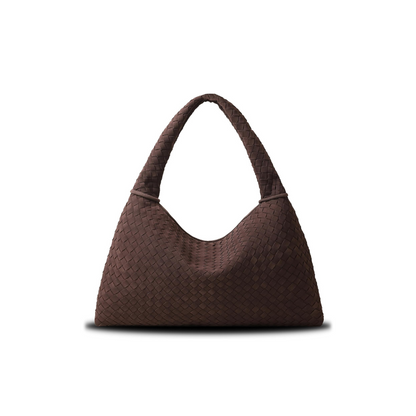 Large Woven Suede Bag Tory