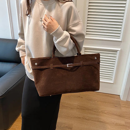 Women's Suede Tote Bag - Esmé