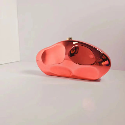 Nicole Metallic Clutch Bag
