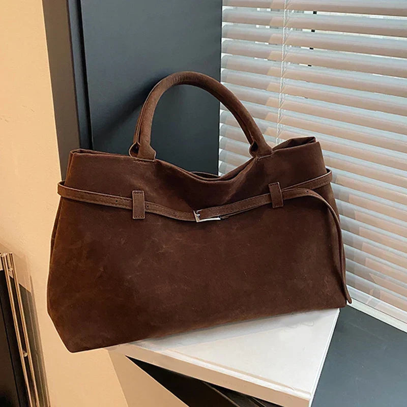 Women's Suede Tote Bag - Esmé