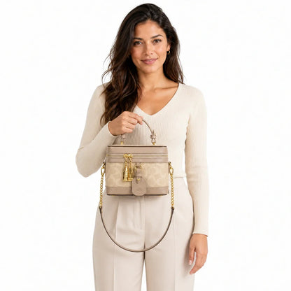 Mini Round Box Bag — Noa