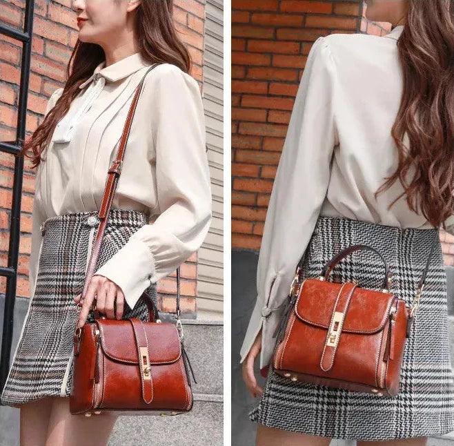 Leather Bag - Nina